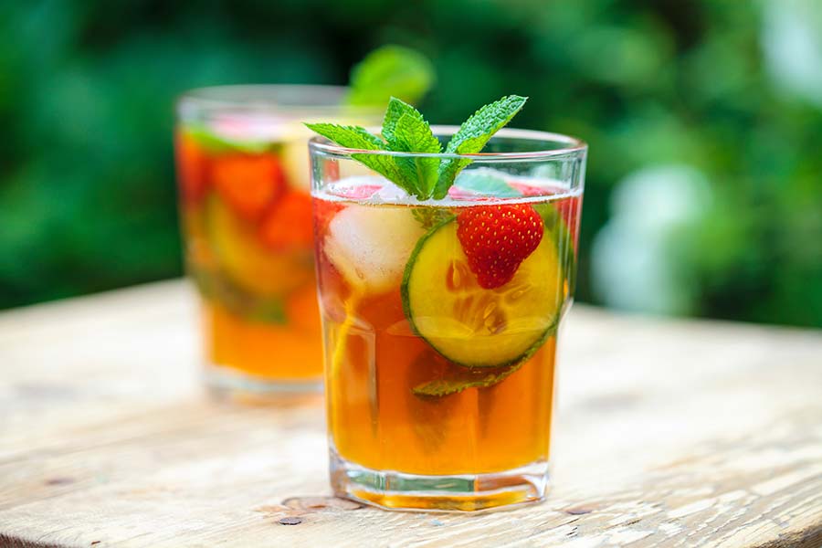 strawberry cucumber tonic