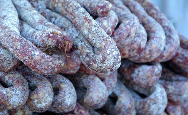Conservation de saucissons
